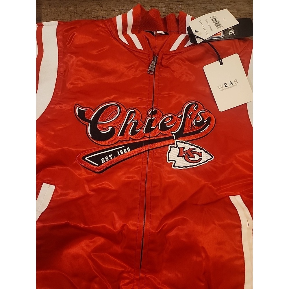 Women's Sz Medium Kansas City Chiefs WEAR Erin Andrews Jacket - Picture 2 of 5